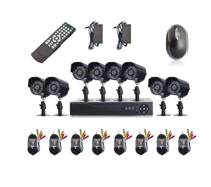 4 / 8 Channel DIY CCTV Kit With Internet & Home Viewing
