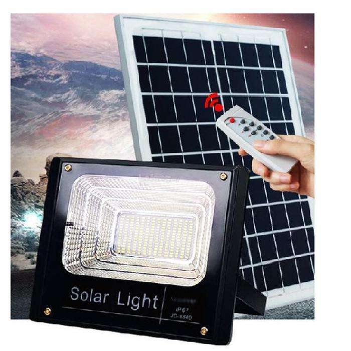 Remote Control LED Solar Outdoor Lights - 25W