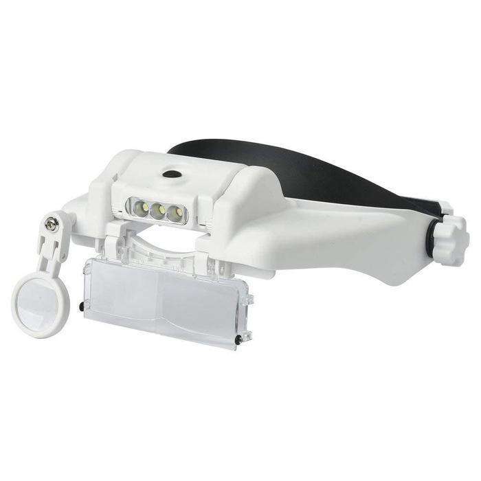 3 LED Helmet Magnifier