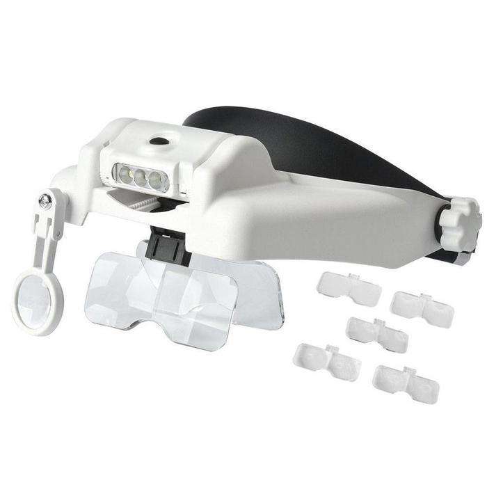 3 LED Helmet Magnifier