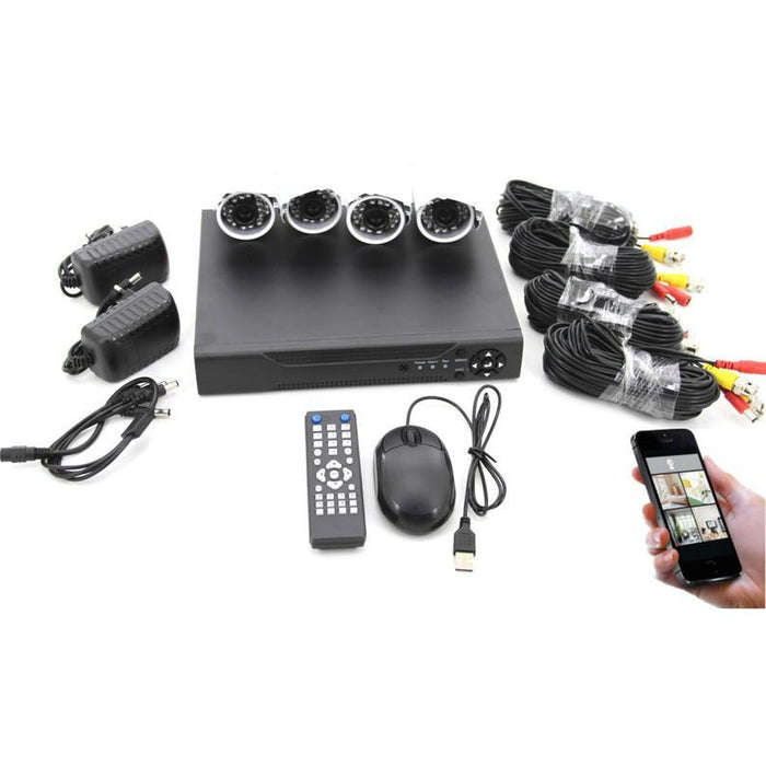 4 / 8 Channel DIY CCTV Kit With Internet & Home Viewing