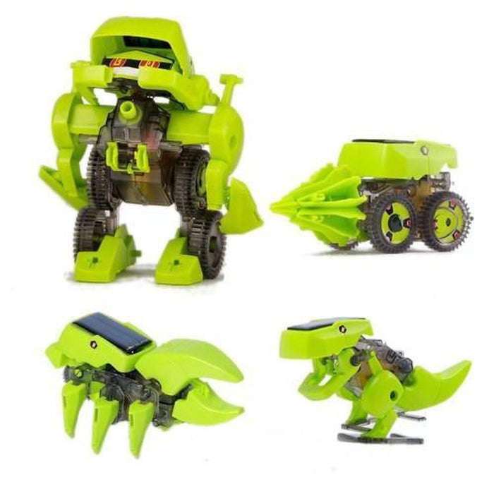 4-in-1 Solar Transforming Robot