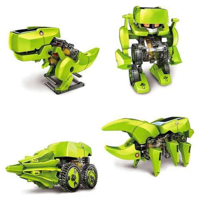 4-in-1 Solar Transforming Robot