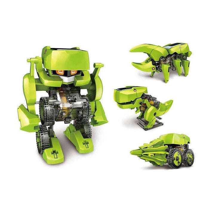 4-in-1 Solar Transforming Robot