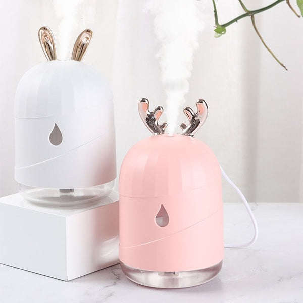 Deer Mini Air Humidifier - Pink