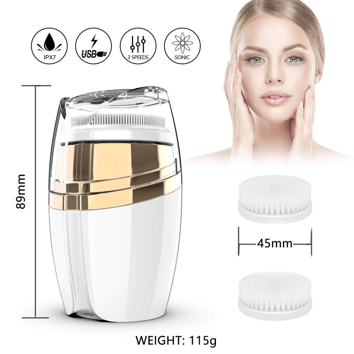 Sonic Facial Cleansing Brush