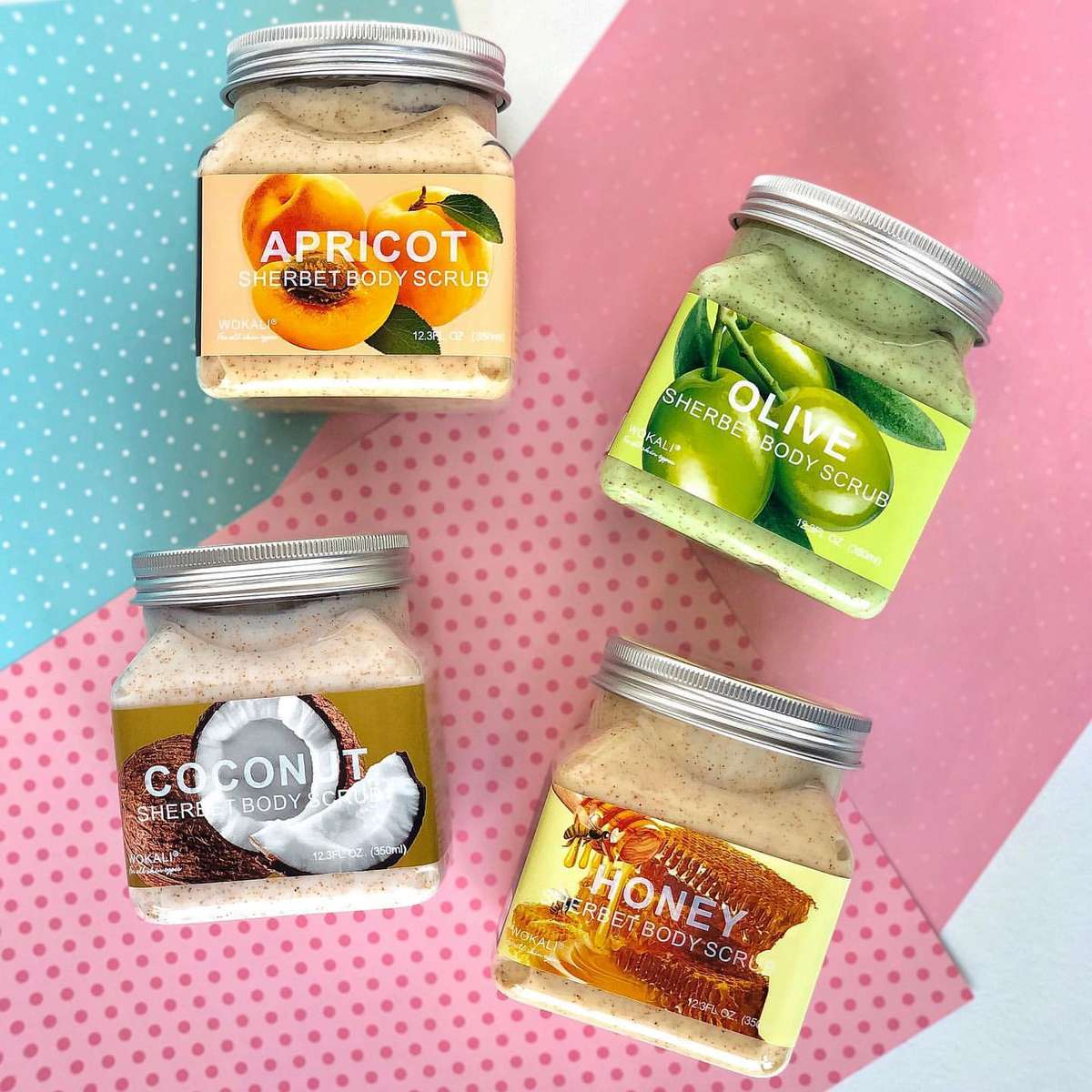 2x Sherbet Body Scrub - Olive