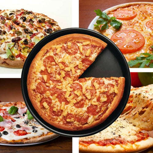 NON STICK PIZZA PAN SET-DEEP DISH CRISPY CRUST