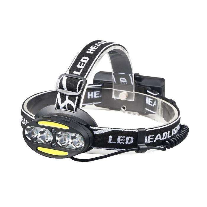 80000LM 8-LED Rechargeable Head Lamp