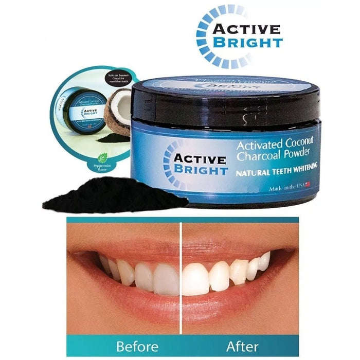 Activated Coconut Charcoal Teeth Whitening Powder