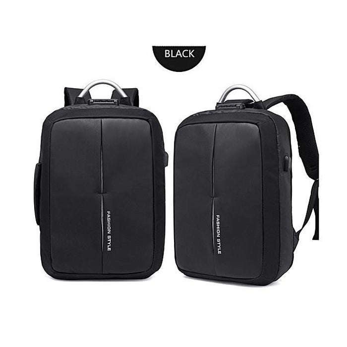 Anti-Theft Back Pack With Password Zipper Lock