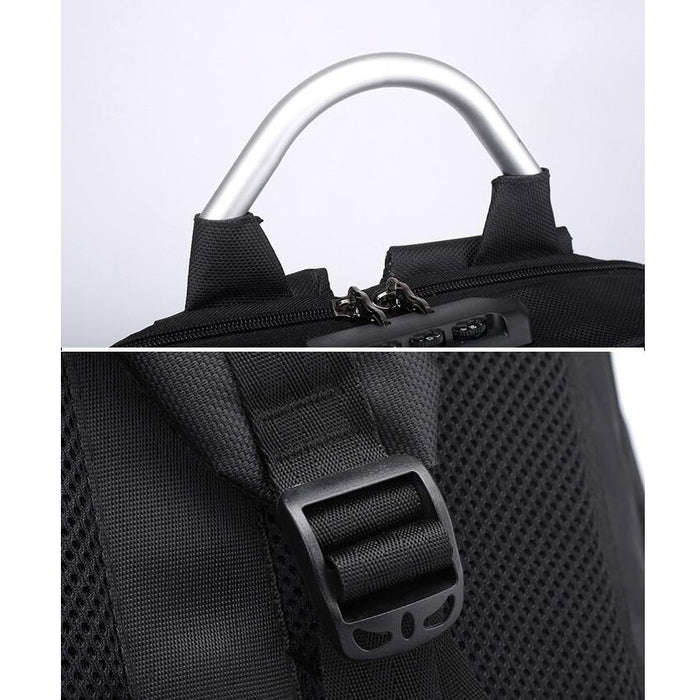 Anti-Theft Back Pack With Password Zipper Lock