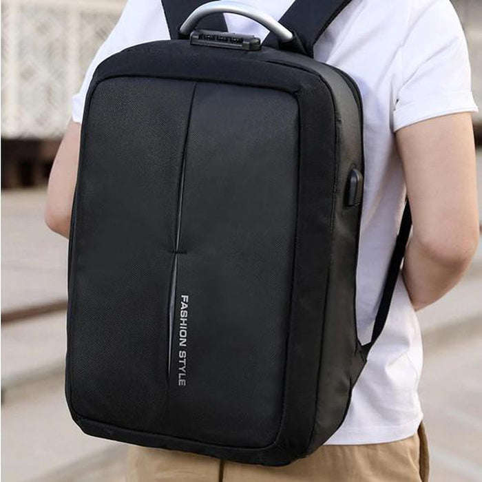Anti-Theft Back Pack With Password Zipper Lock