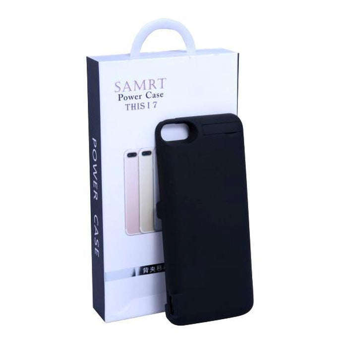Apple iPhone i6/i7 Smart Battery Phone Case - Black