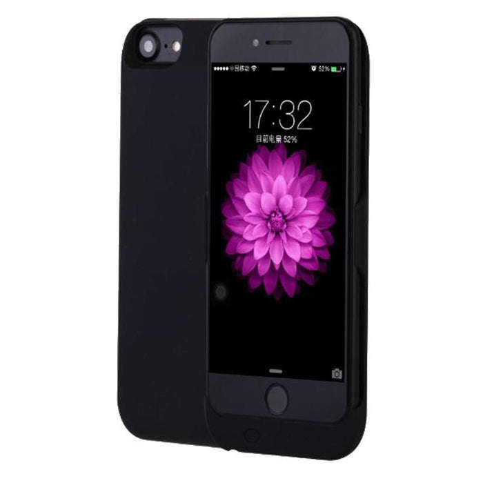 Apple iPhone i6/i7 Smart Battery Phone Case - Black