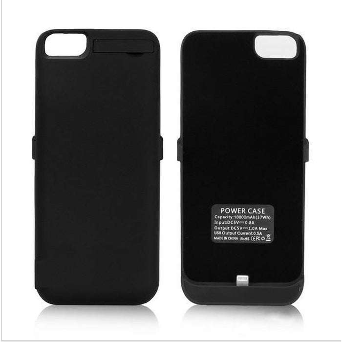 Apple iPhone i6/i7 Smart Battery Phone Case - Black