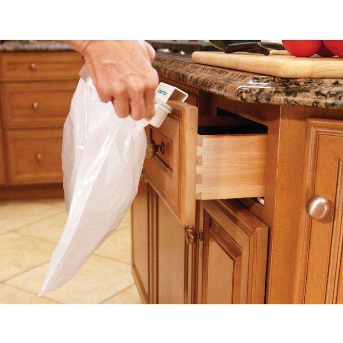 Attach-A-Trash - The Hanging Trash Bag Holder