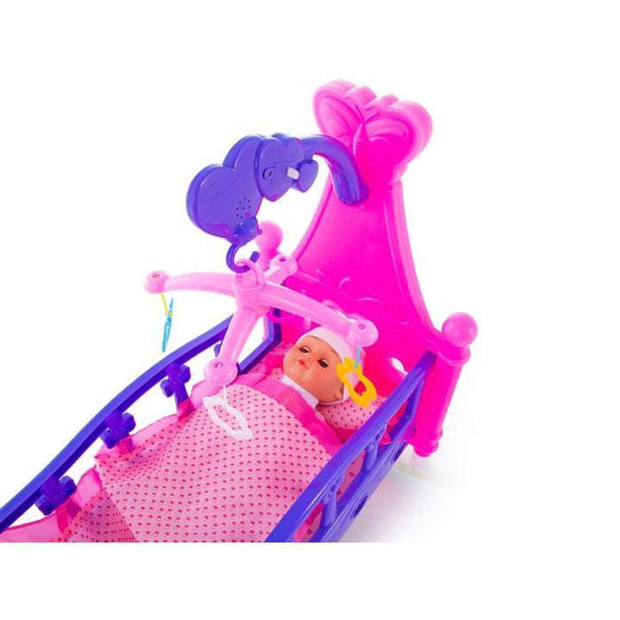 Baby Doll And Crib Set