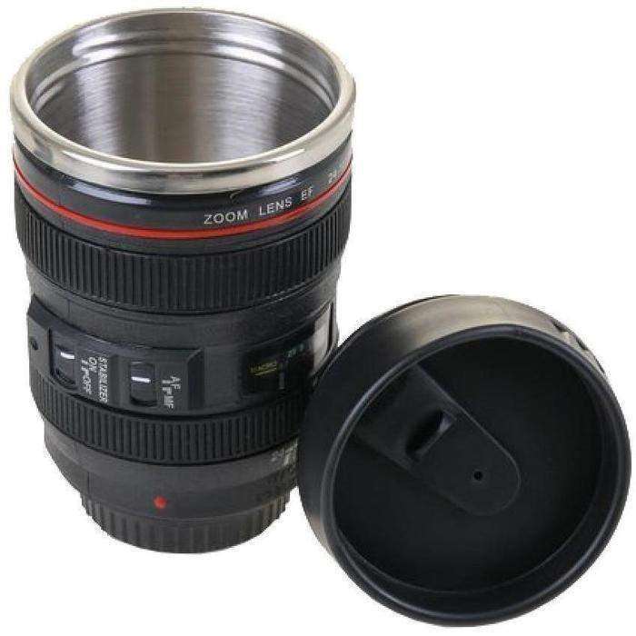 Camera Lens-Shaped Coffee Mug
