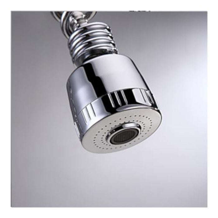 Chrome Finish Solid Brass Spring Pull Down Kitchen Faucet