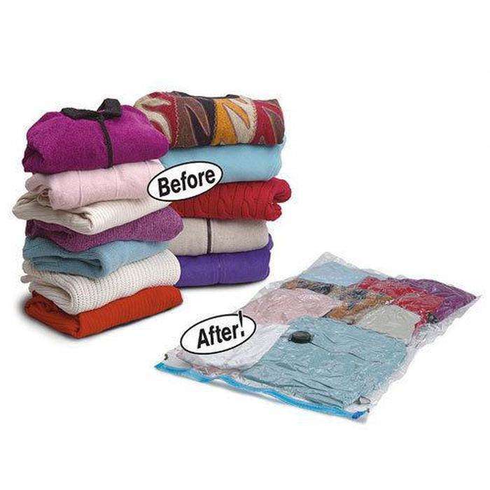 COMBO: 6x Zip Seal Vacuum Storage Bags