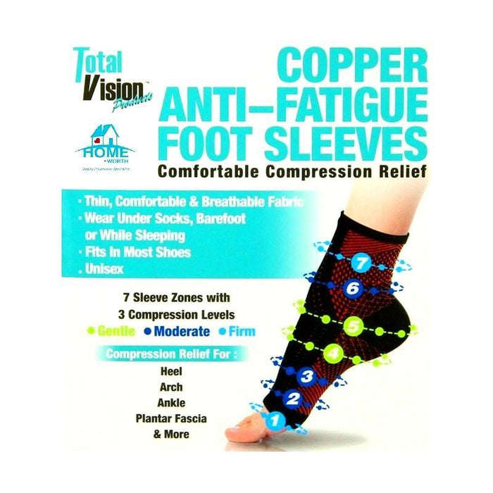 Copper Anti-Fatigue Foot Sleeves