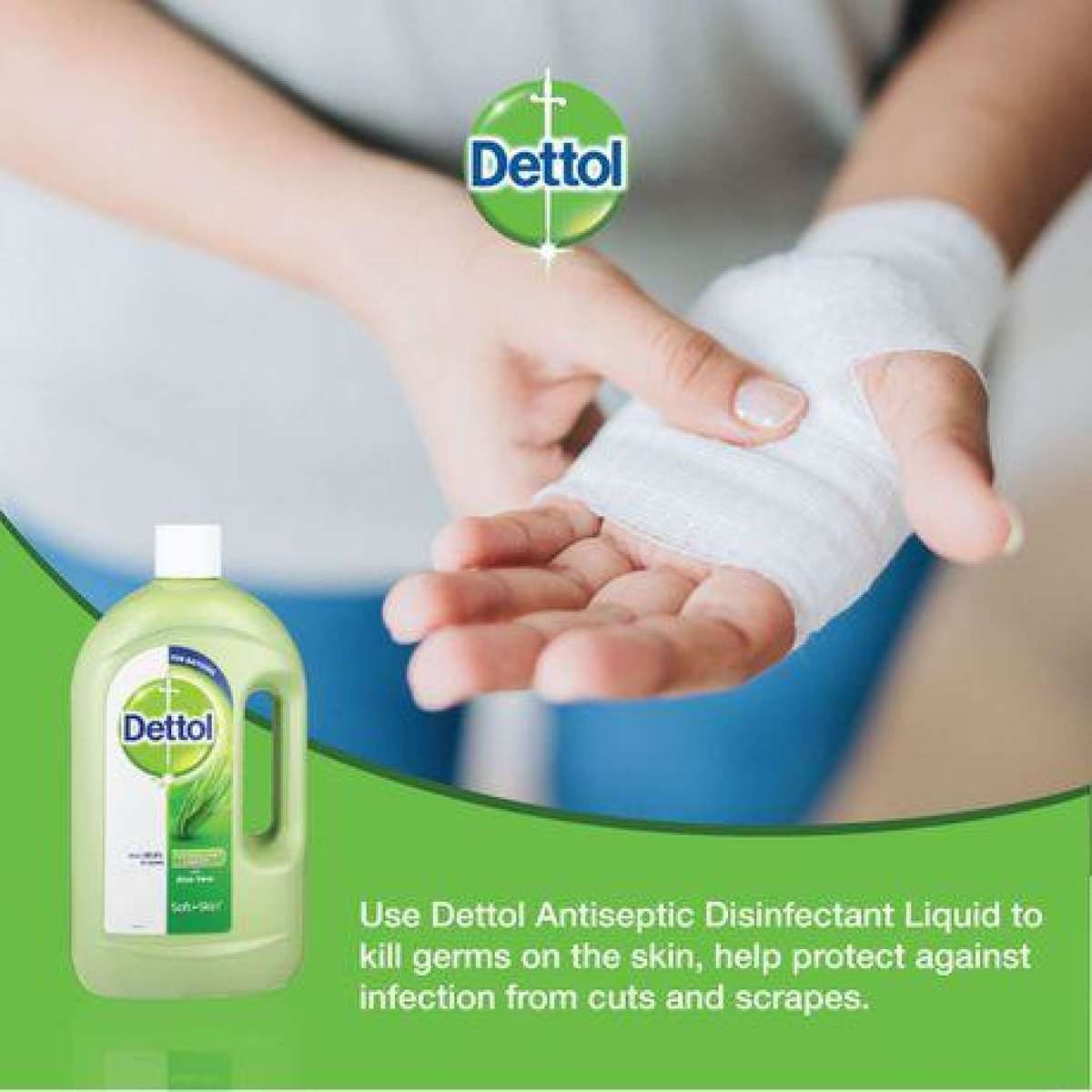 Dettol Disinfectant Liquid with Aloe Vera - 2L