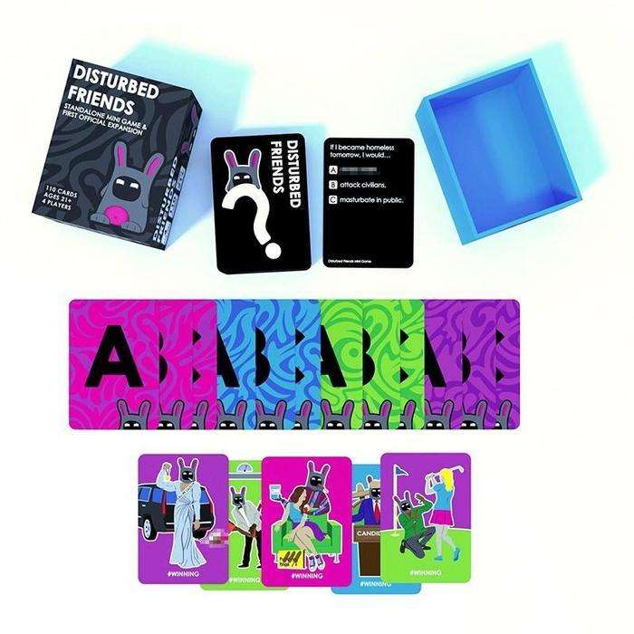 Disturbed Friends Card Game