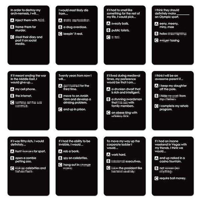 Disturbed Friends Card Game