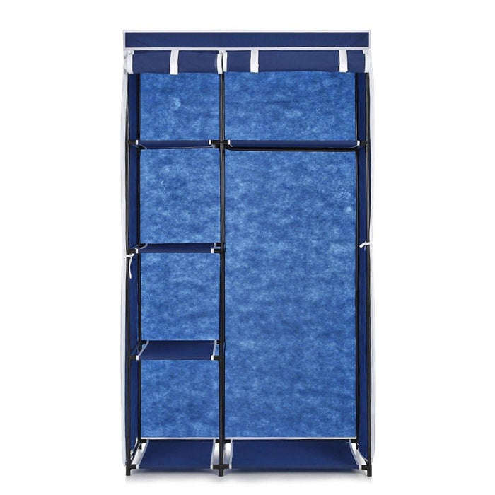 Double Canvas Wardrobe - Black