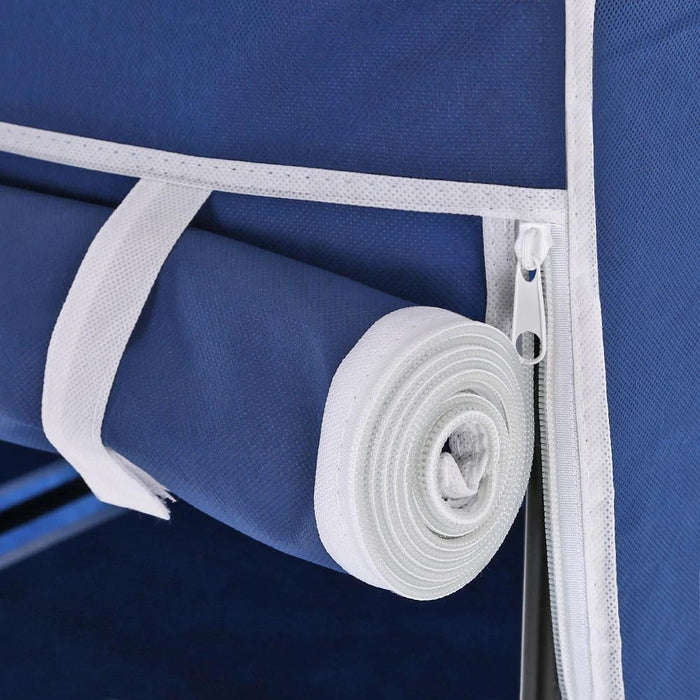 Double Canvas Wardrobe - Black