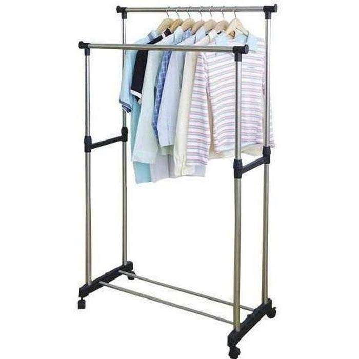 Double Pole - Telescopic Clothes Hanger