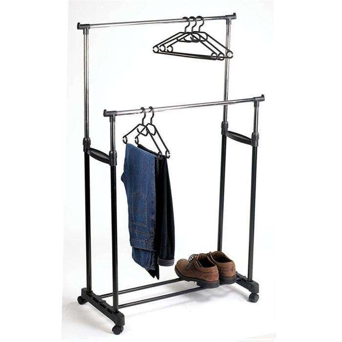 Double Pole - Telescopic Clothes Hanger