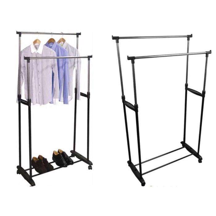 Double Pole - Telescopic Clothes Hanger