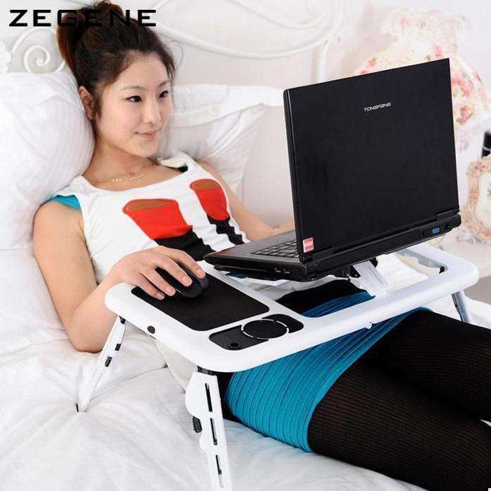 E-Table - Portable Laptop Desk With Cooler Fan