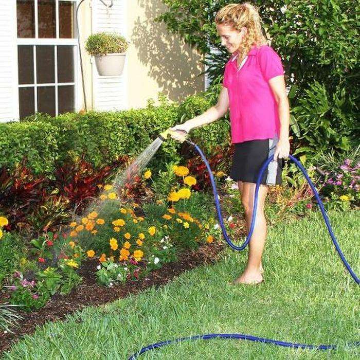 Expandable And Contractible Garden Hose - 50ft/15m
