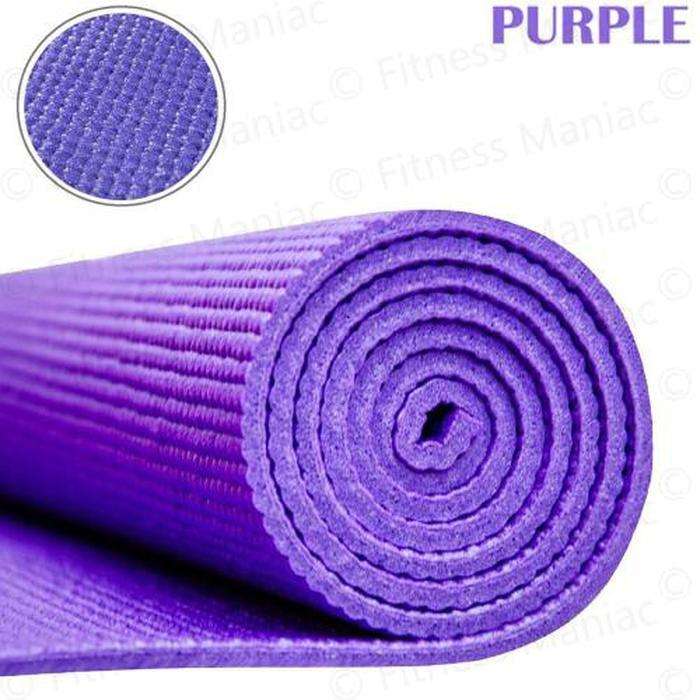 Fitness PVC Non-slip 4mm Yoga Mat Pad for Exercise Pilates Gym Leisure Mat