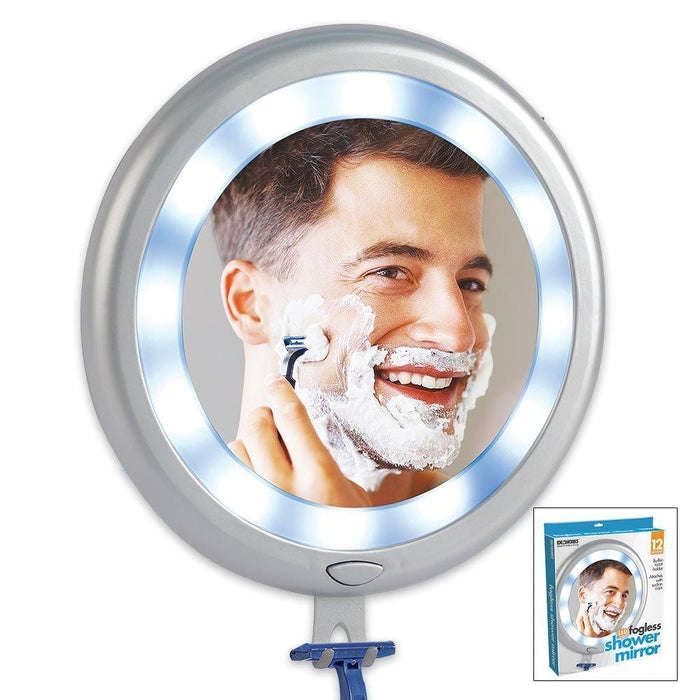 Fogless Shower Mirror With LED