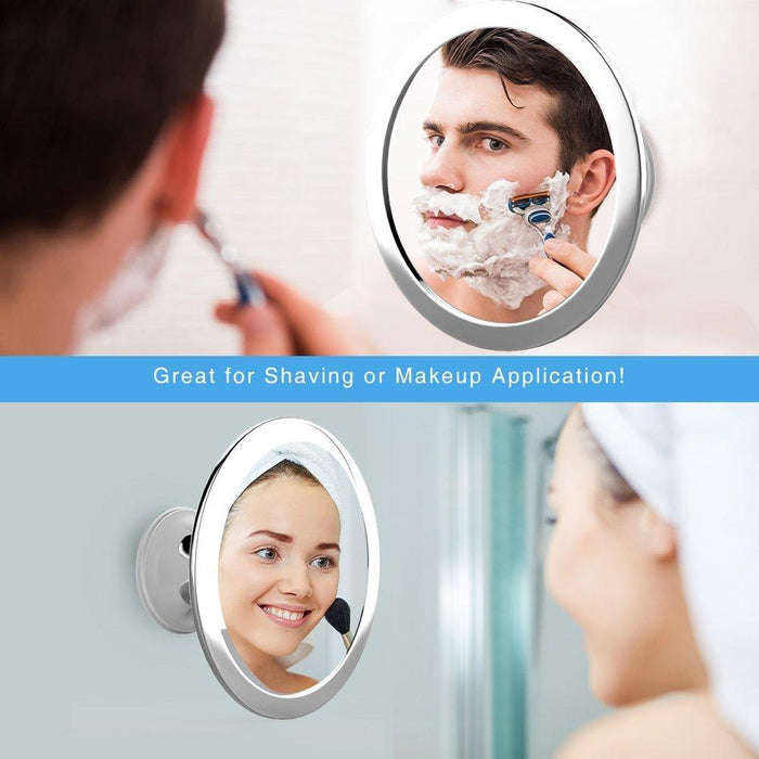 Fogless Shower Mirror With LED