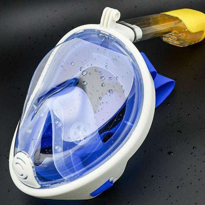 Full Dry Snorkeling Mask - L/XL / Blue