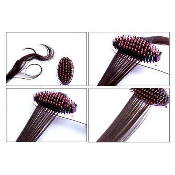 Gemei Professional Hair Straightener Brush