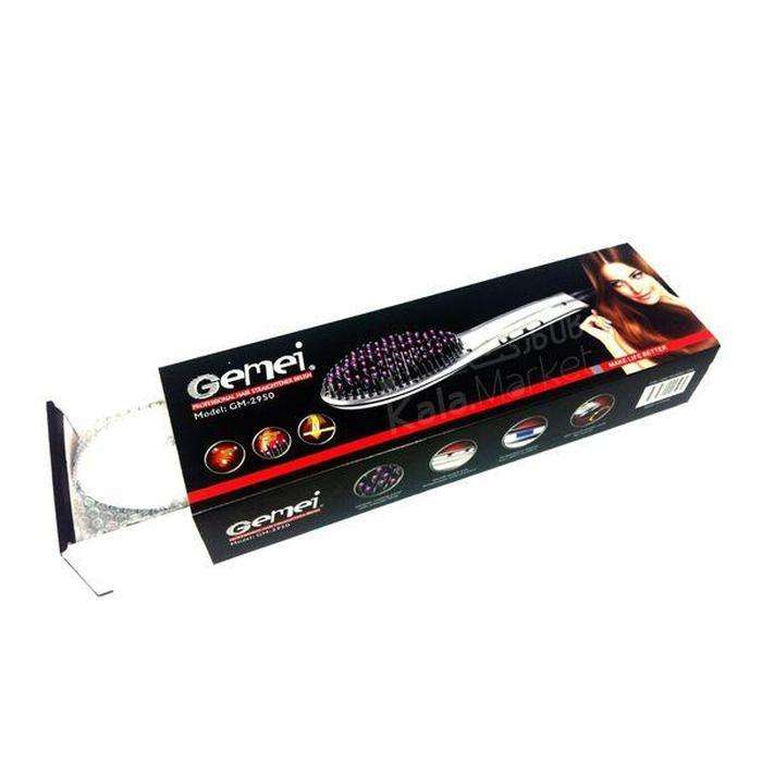 Gemei Professional Hair Straightener Brush