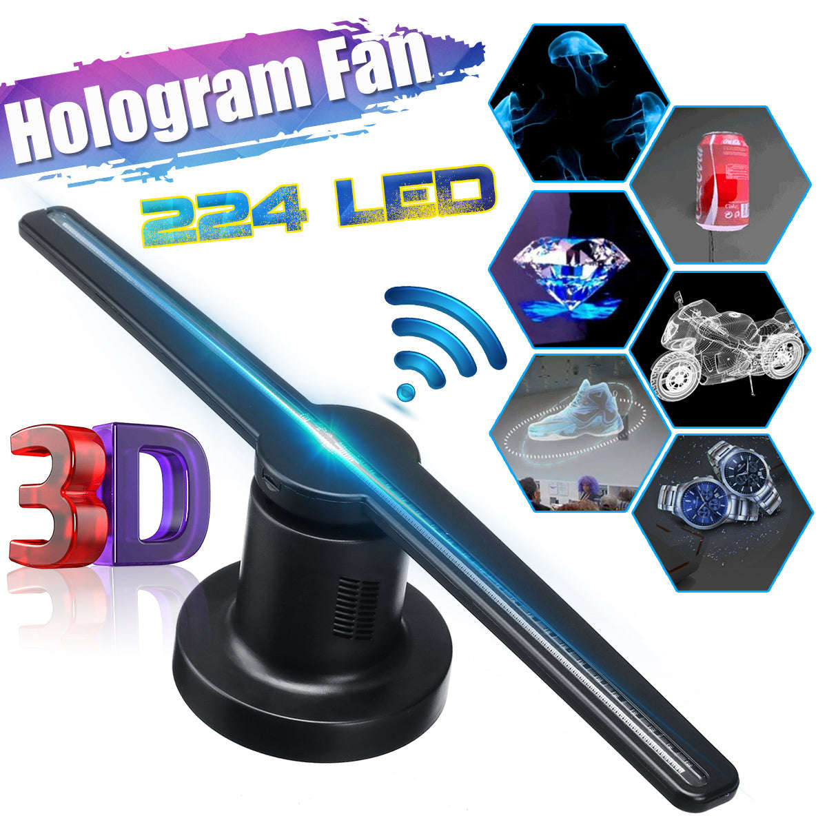 3D Holographic Display Fan
