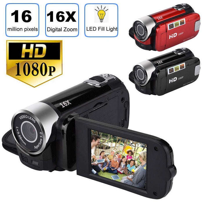 HD 16 Megapixel Digital Video Camera Recorder - Black