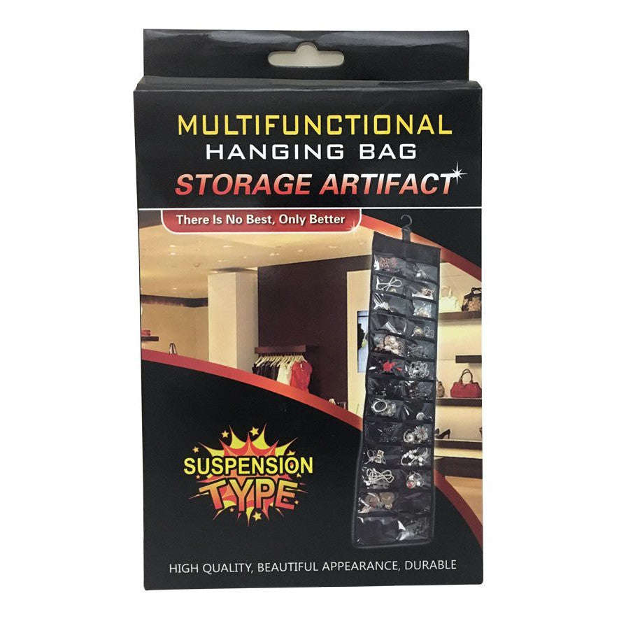 2-for-1 30 Pocket Hanging Organizer