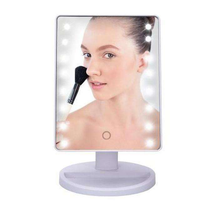 Igia Touch Screen LED Light Make-Up Mirror - BLACK