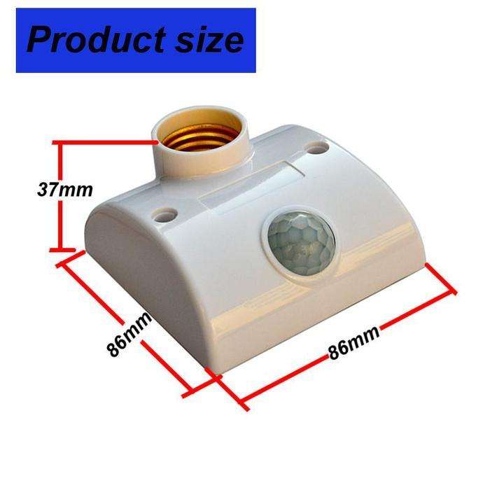 Infrared Motion Sensor Light - Without Bulb