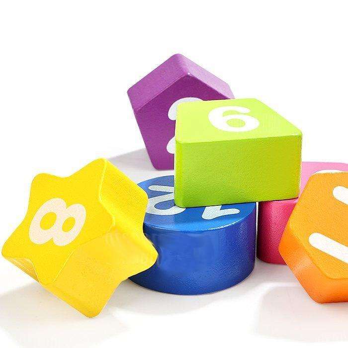 Kids Wooden Clock Toy