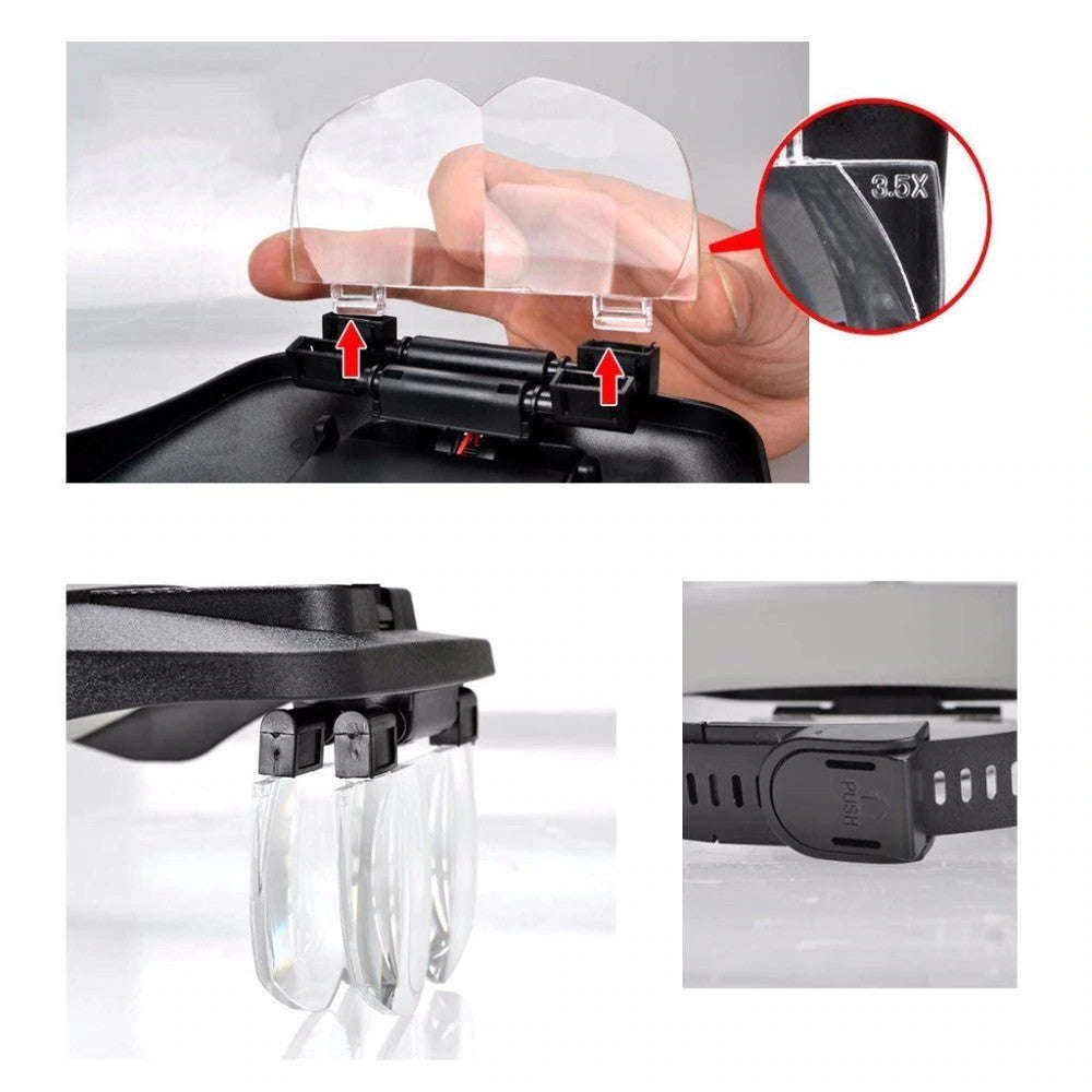 LED Magnifying Headband