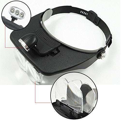 LED Magnifying Headband